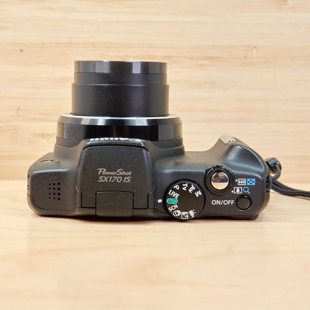 Canon PowerShot SX170 IS 16MP Black Digital Camera 16x Optical Zoom - Picture 4 of 8